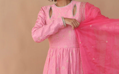 Icy Pink Festive Gown