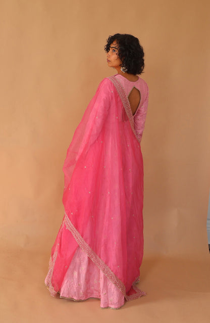 Icy Pink Festive Gown