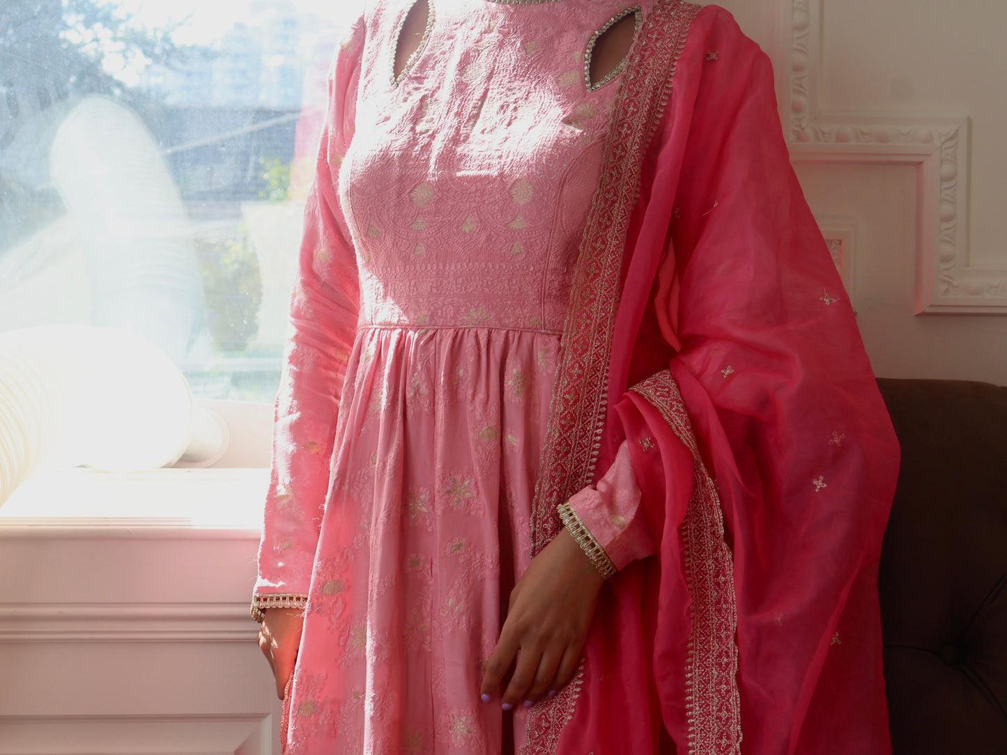 Icy Pink Festive Gown